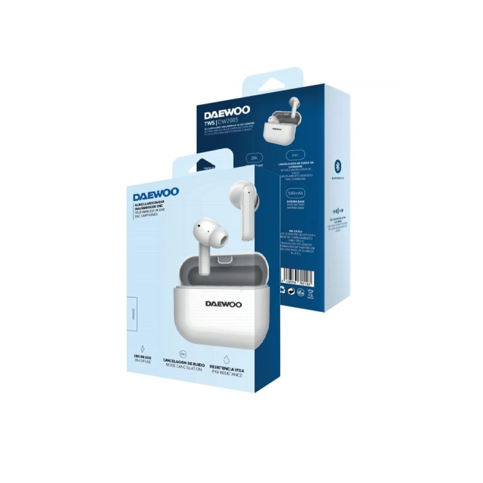 Auriculares Daewoo Blanco 1