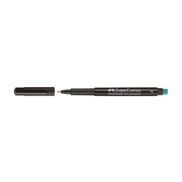 FABER-CASTELL Rotulador permanente Faber-Castell Multimark trazo 0,6mm negro