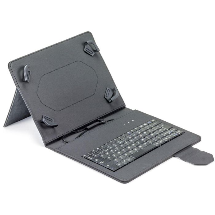 Funda para Tablet Maillon Technologique MTKEYUSBBLACK Negro Qwerty Español