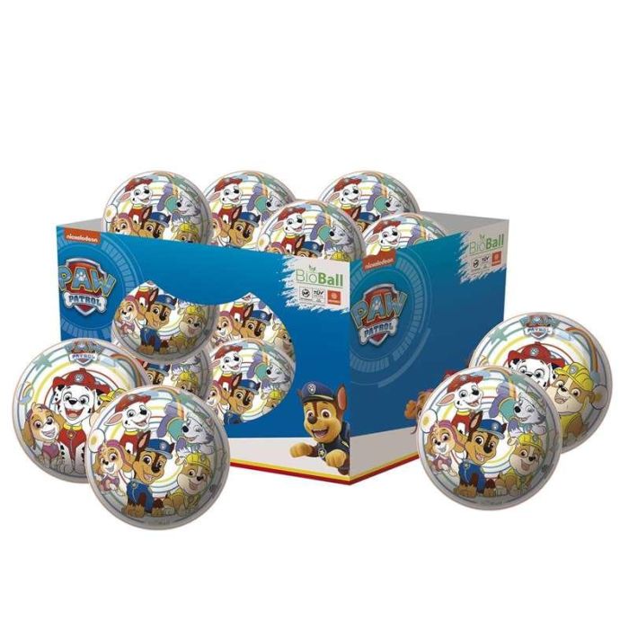 Pelota bioball paw patrol 140mm - modelos surtidos 9 Pelota bioball paw patrol 140mm - modelos surtidos 9
