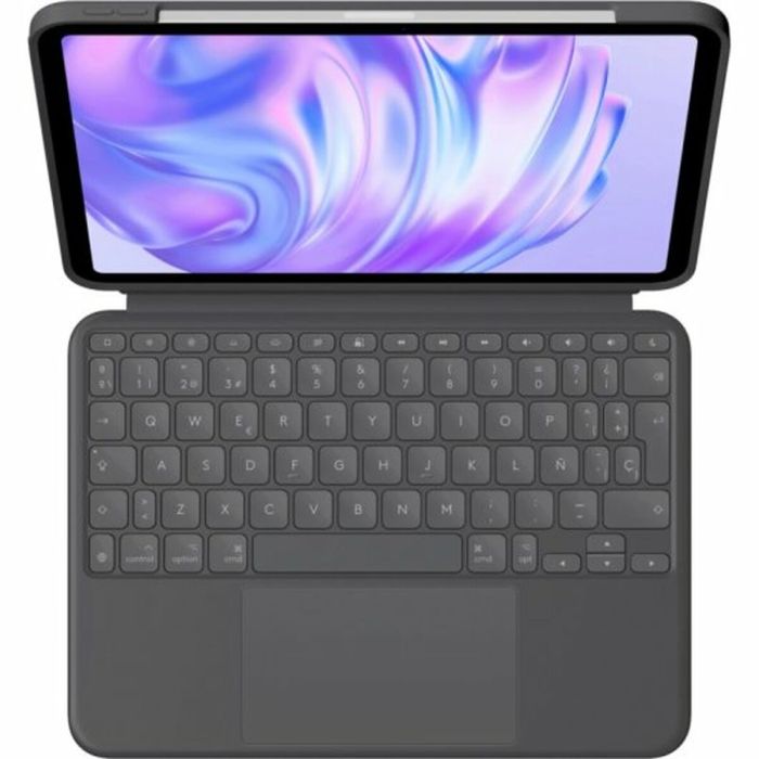 Funda para Tablet Logitech iPad Pro 2024 Negro Qwerty Español QWERTY 1