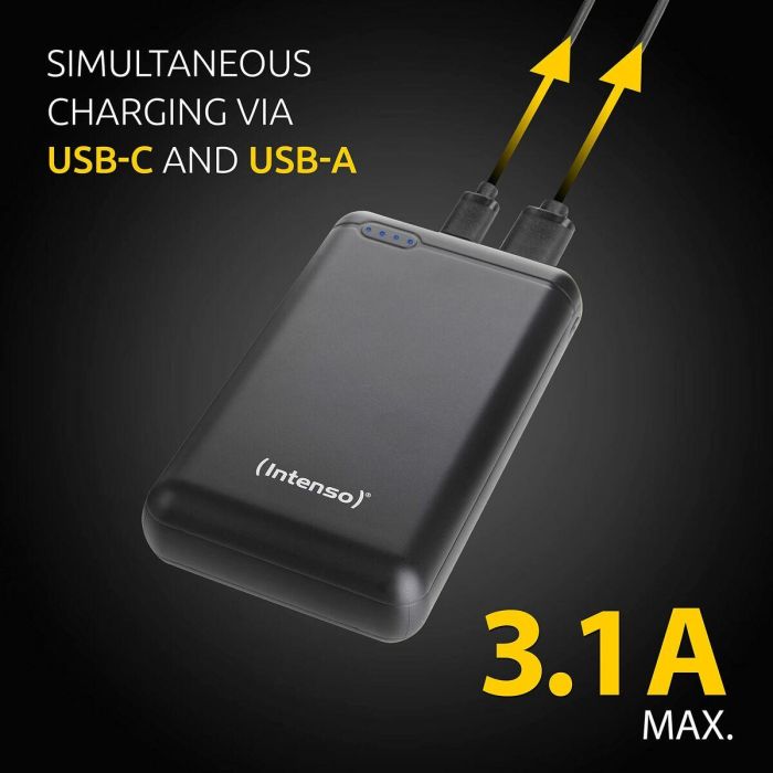 Intenso Powerbank XS20000 20000 mAh Negro - Polímero de litio - Ref: 7313550 10 Intenso Powerbank XS20000 20000 mAh Negro - Polímero de litio - Ref: 7313550 10