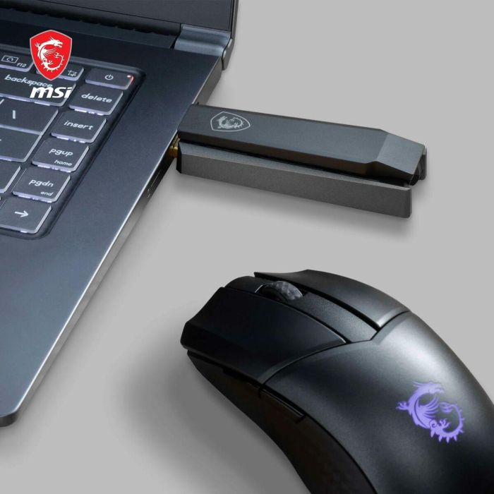 Adaptador USB MSI AX1800 Negro 13 Adaptador USB MSI AX1800 Negro 13