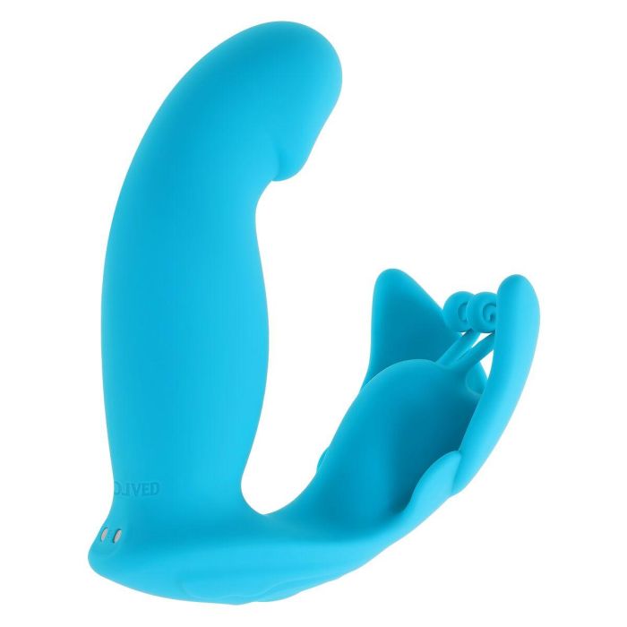 Vibrador Doble Estimulación Evolved Azul 0 Vibrador Doble Estimulación Evolved Azul 0