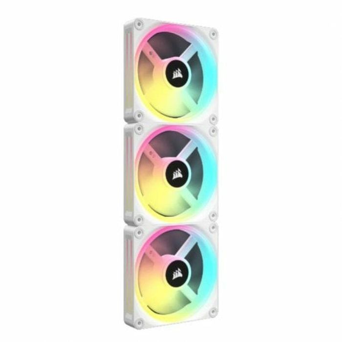 Corsair COR1690976832345 Ventilador PC iCUE LINK QX120 RGB Blanco 120mm Kit de Inicio 2 Corsair COR1690976832345 Ventilador PC iCUE LINK QX120 RGB Blanco 120mm Kit de Inicio 2