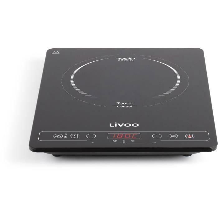 LIVOO DOC235 Placa de inducción simple - 22cm - de 60 ° a 240 ° - Negro 1