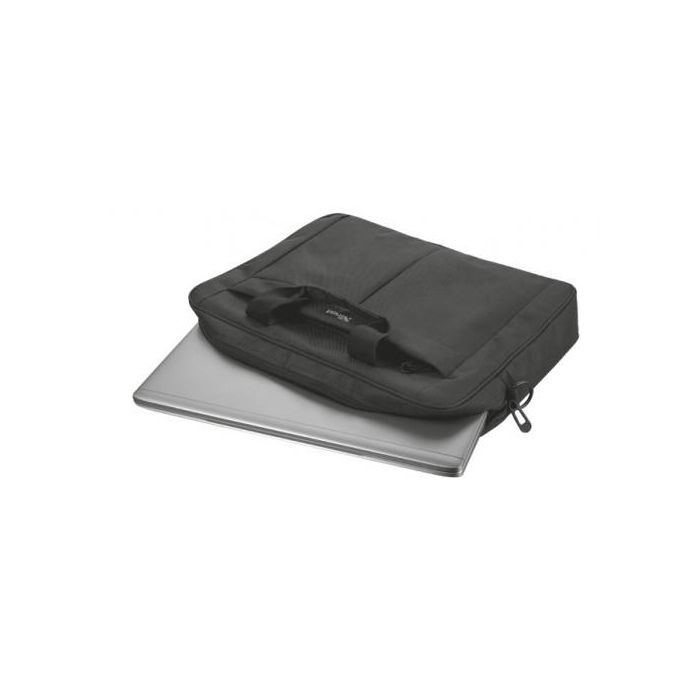 Trust Primo, Maletín Color Negro Para Portatil De Hasta 16'' Compartimento Principal Acolchado Y Correa Para El Hombro Ajustable 1 Trust Primo, Maletín Color Negro Para Portatil De Hasta 16'' Compartimento Principal Acolchado Y Correa Para El Hombro Ajustable 1