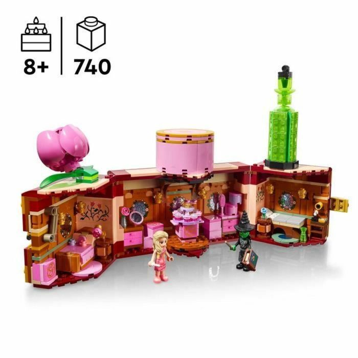 LEGO Wicked 75683 Dormitorio de Glinda y Elphaba - Modelo de coleccionista con minimuñecas 5