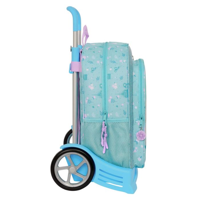 Mochila Escolar con Ruedas Frozen Hello spring Azul 33 x 42 x 14 cm 2