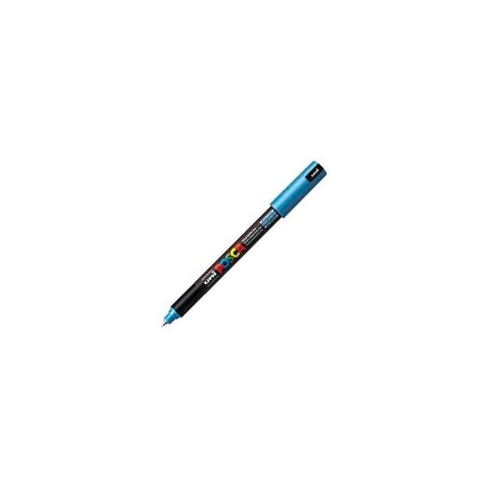 Posca Marcador Pc-1Mr No Permanente Punta Extrafina 0.7 mm Azul Metálico Posca Marcador Pc-1Mr No Permanente Punta Extrafina 0.7 mm Azul Metálico