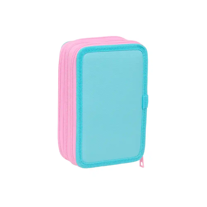 Safta Plumier Triple 37 Pcs Stitch Estuche Escolar 12,5x19,5x5,5cm Edad Mínima Recomendada: 3 Años 1