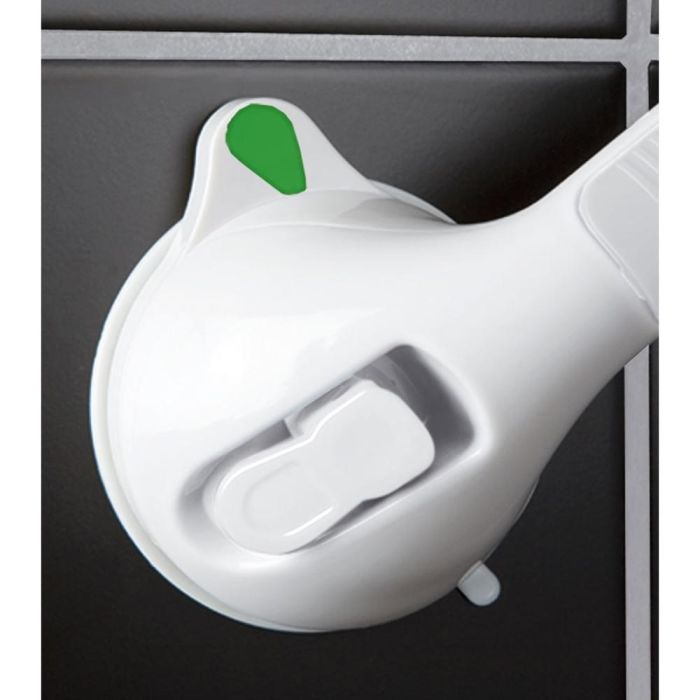 Wenko Barra de Seguridad 7820100 con Sistema Ventosa Horizontal para Superficies Lisas y No Porosas 1