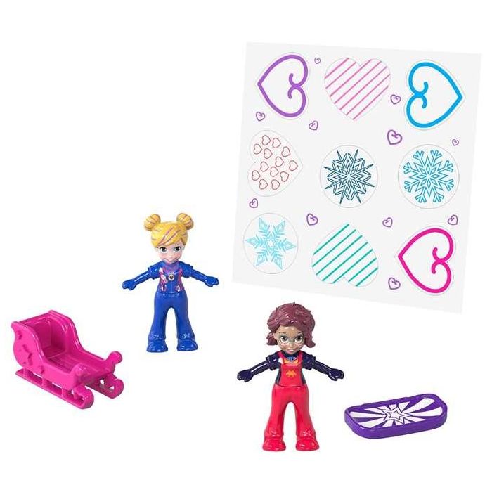 Polly Pocket HRD35 Caja Compacta Mini Muñeca, Temática Oso Fresa 4 Polly Pocket HRD35 Caja Compacta Mini Muñeca, Temática Oso Fresa 4