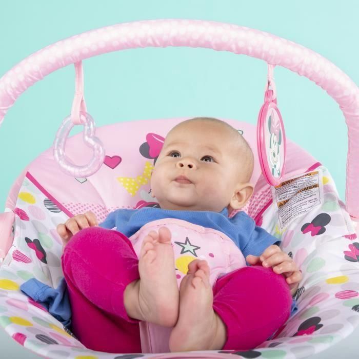Disney Baby Bouncer Minnie Spotty Dotty con vibraciones y arco de juego 4 Disney Baby Bouncer Minnie Spotty Dotty con vibraciones y arco de juego 4