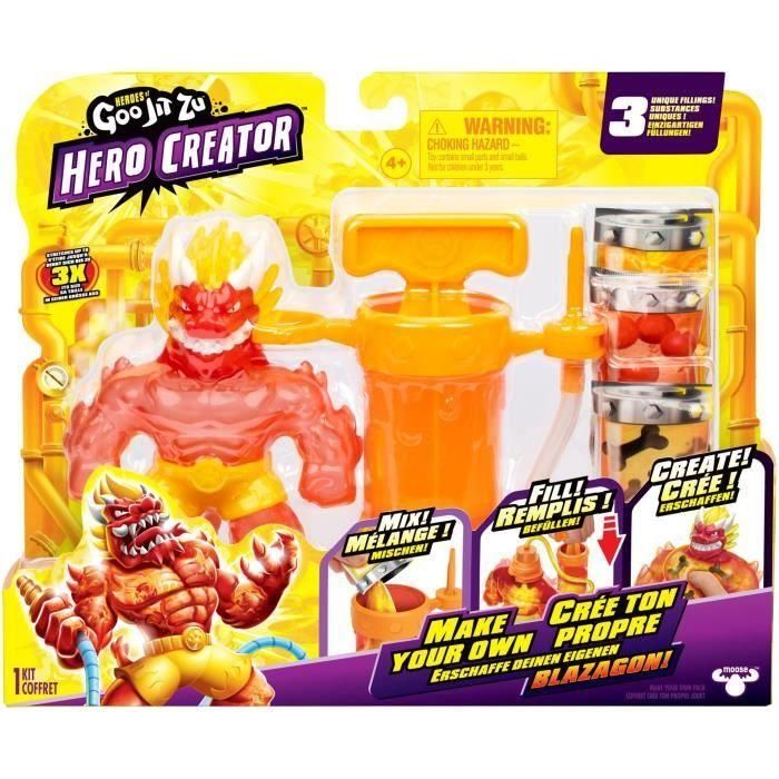 Figura Hero Creator Blazagon 11cm - HERoeS OF GOO JIT ZU - Kit de creación de texturas personalizadas 5 Figura Hero Creator Blazagon 11cm - HERoeS OF GOO JIT ZU - Kit de creación de texturas personalizadas 5