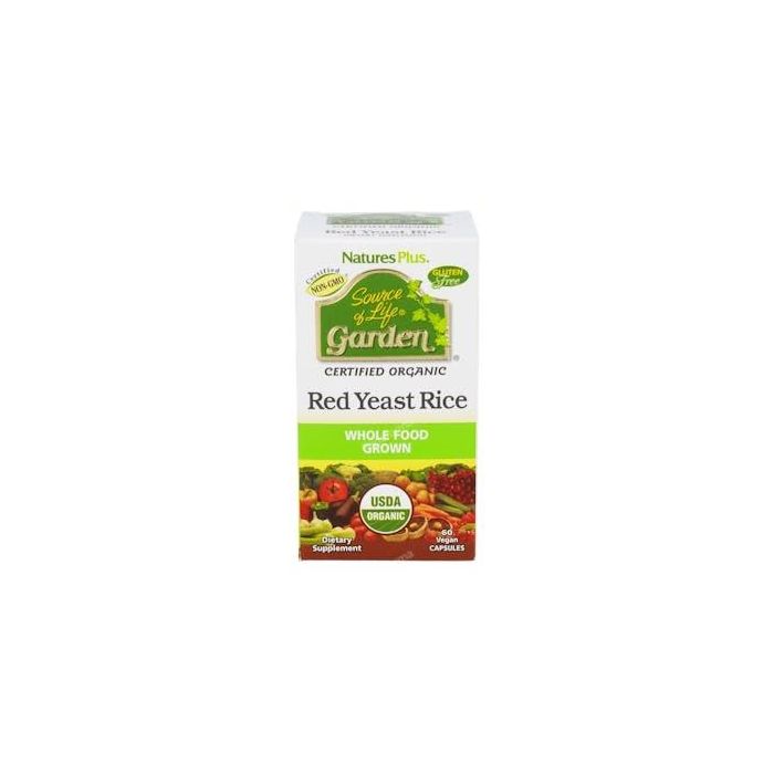 Garden Source Of Life Levadura de Arroz Rojo 60 cápsulas para mantener el colesterol en niveles normales
