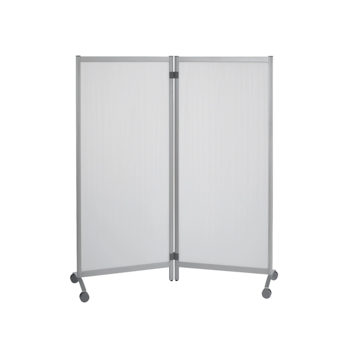 Paperflow Mampara Separadora Translucida Polipropileno con Ruedas 2 Hojas 170 x 44 cm 1 Paperflow Mampara Separadora Translucida Polipropileno con Ruedas 2 Hojas 170 x 44 cm 1