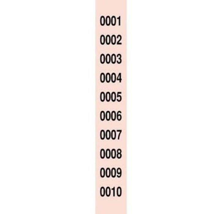 Tiras de Números para Rifa 1-2000 (30 unidades) 1 Tiras de Números para Rifa 1-2000 (30 unidades) 1