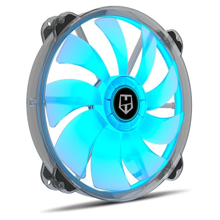 Nox NXHUMMERX200FAN Hummer X200 Ventilador ARGB 200mm, Silencioso con Rodamientos hidráulicos, 800 RPM, 56.8 CFM para PC 2