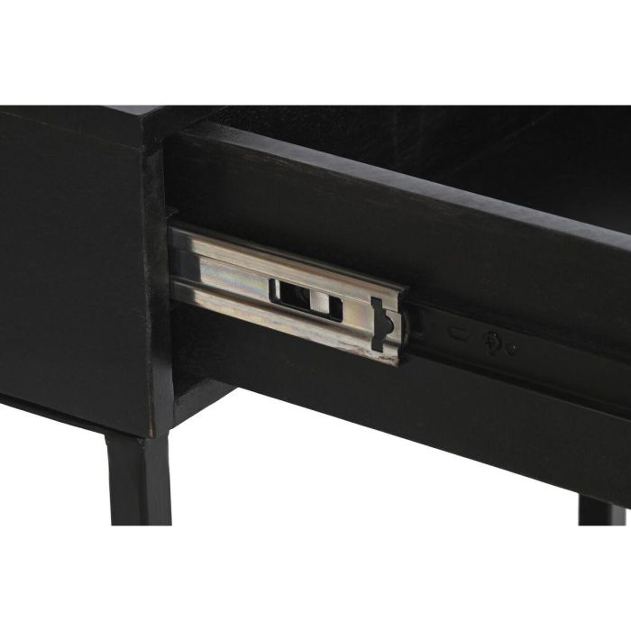 Mesita de Noche DKD Home Decor Dorado 35 x 40 x 55 cm Negro Metal Madera 2 Mesita de Noche DKD Home Decor Dorado 35 x 40 x 55 cm Negro Metal Madera 2
