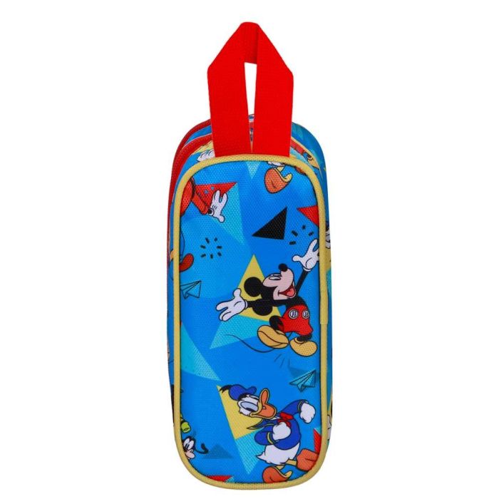 Disney Mickey Mouse Estuche Portatodo 3D Doble Scooter Azul con 2 Compartimentos y Forro Interior 2 Disney Mickey Mouse Estuche Portatodo 3D Doble Scooter Azul con 2 Compartimentos y Forro Interior 2