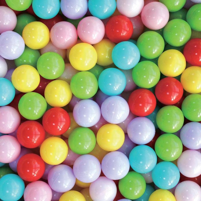 Fisher Price Pack de 100 Pelotas Multicolor de Plástico de 5.5cm de Diámetro para Bebés +3 Meses, Libres de BPA y Ftalatos 2