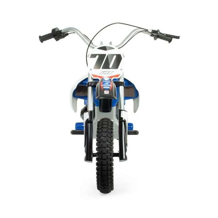 Injusa Moto Batería Eléctrica X-Treme Blue Fighter 24V con Ruedas Hinchables Azul, 112x62x72 cm, Niños 6-10 Años 3