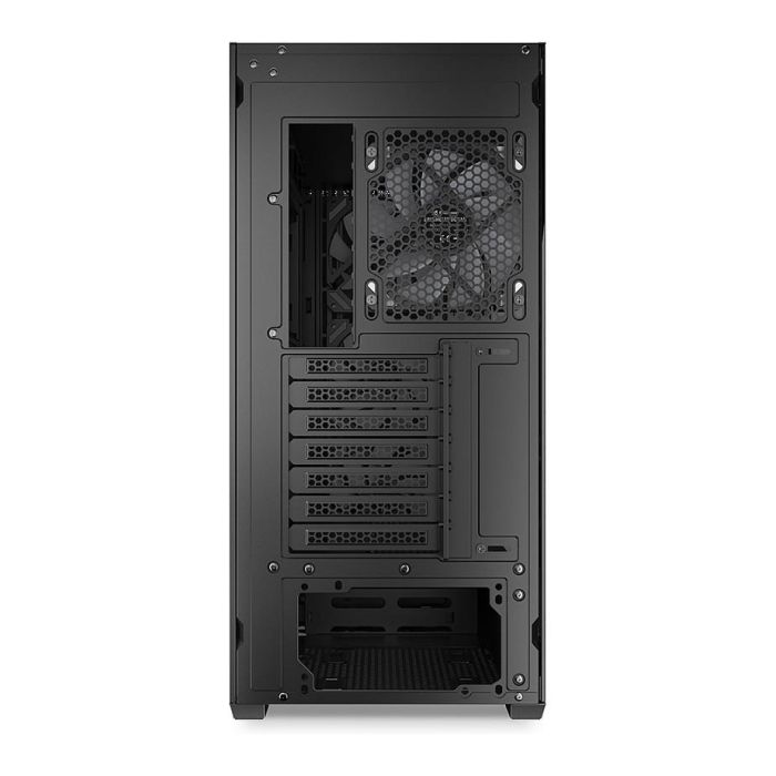 Sharkoon AK3 RGB ATX Midi Tower PC Negro con Panel de Vidrio Templado y Iluminación RGB para Placas ATX, micro ATX, Mini-ITX