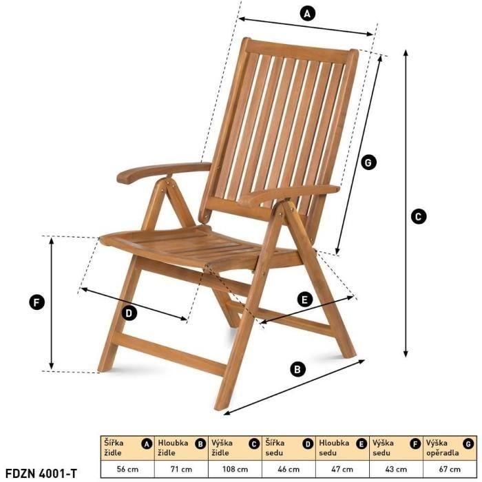 Silla de Jardín Fieldmann FDZN 4001-T 1 Silla de Jardín Fieldmann FDZN 4001-T 1