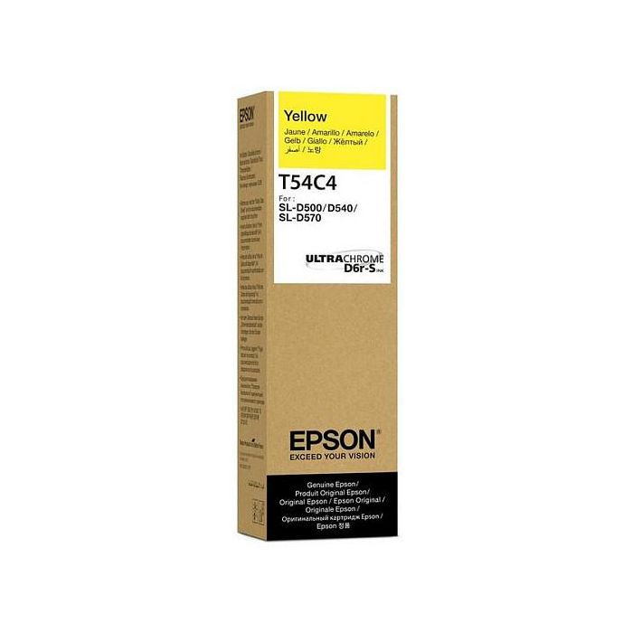 Epson C13T54C420 Tinta Gel Original Amarillo 70ml para Impresora SureLab SL-D500 - 1 Cartucho