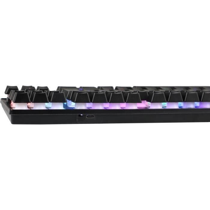 Teclado para juegos - The G-Lab - KEYZ CESIUM TKL WIRELESS - inalámbrico - azerty - Negro 5