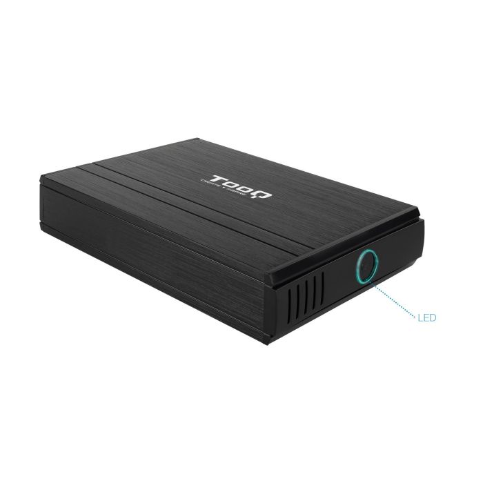 TooQ TQE-3520B Caja Externa para Disco Duro 3.5 pulgadas, Interfaz USB 2.0 (480 Mbps), compatible con SATA/IDE, hasta 8TB, de Aluminio Negro 1 TooQ TQE-3520B Caja Externa para Disco Duro 3.5 pulgadas, Interfaz USB 2.0 (480 Mbps), compatible con SATA/IDE, hasta 8TB, de Aluminio Negro 1