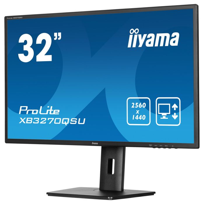 Iiyama XB3270QSU-B1 Monitor 32" IPS QHD 2560x1440 100Hz 3ms Regulable Altura HDMI DP USB 13