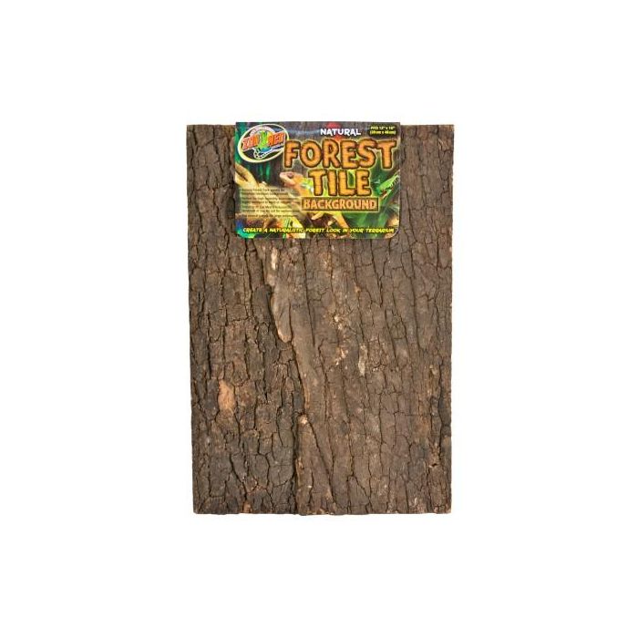 ZooMed Panel de Corcho Natural Mediano para Fondo de Terrarios y Viveros - Precortado, Resistente a Humedad y Moho