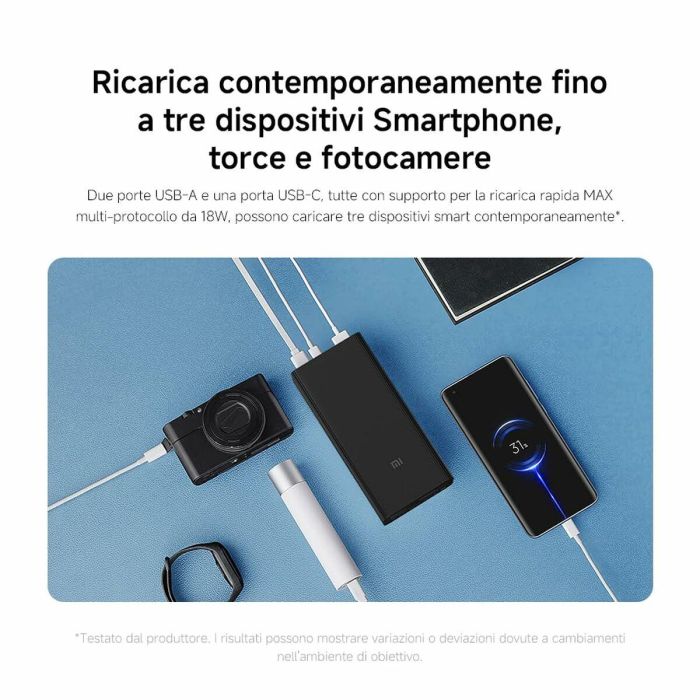 Cargador para Portátil Xiaomi Negro 30000 mAh 5