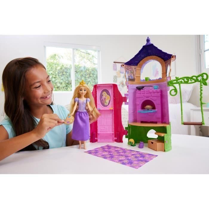 Torre De Rapunzel Con Muñeca Hlw30 Disney Princess 2