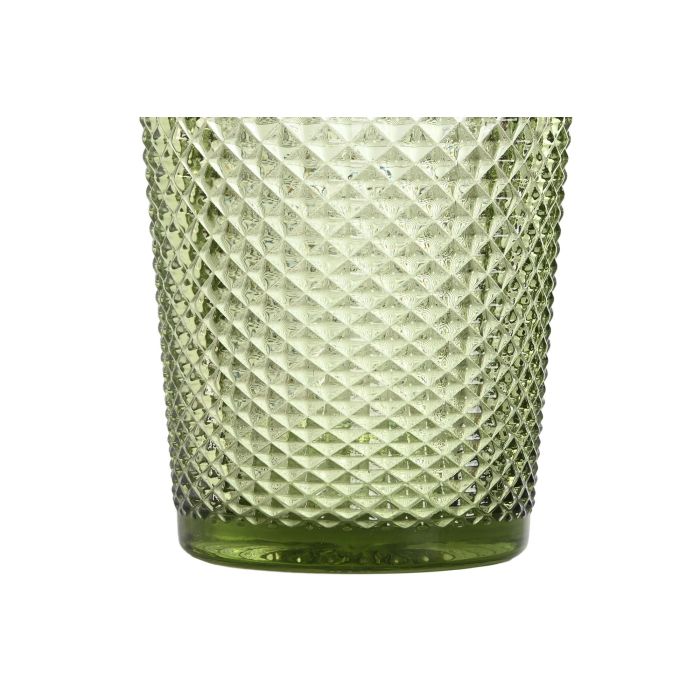 DKD Home Decor Vaso Basicos Verde 8 x 10 x 8 cm Cristal Apto Microondas y Lavavajillas Set de 6 2