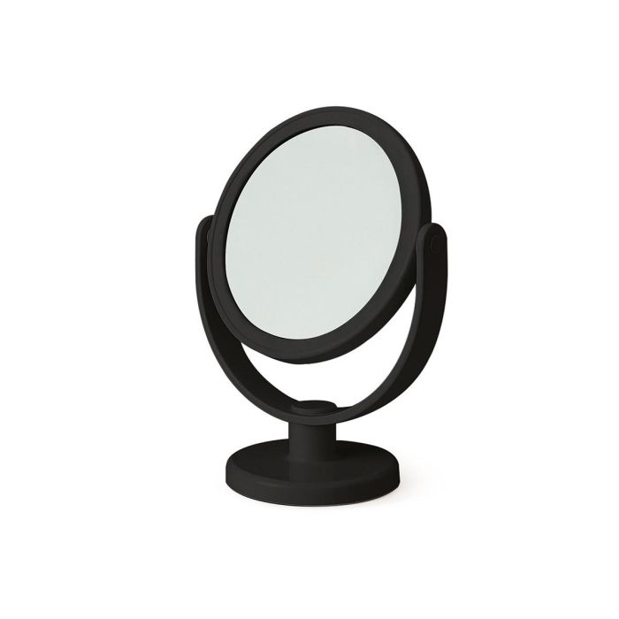 Berilo Espejo de Pie Doble Cara Negro Aumento 1X/3X 18x13.3x18 cm Plástico/Vidrio (12 Unidades)