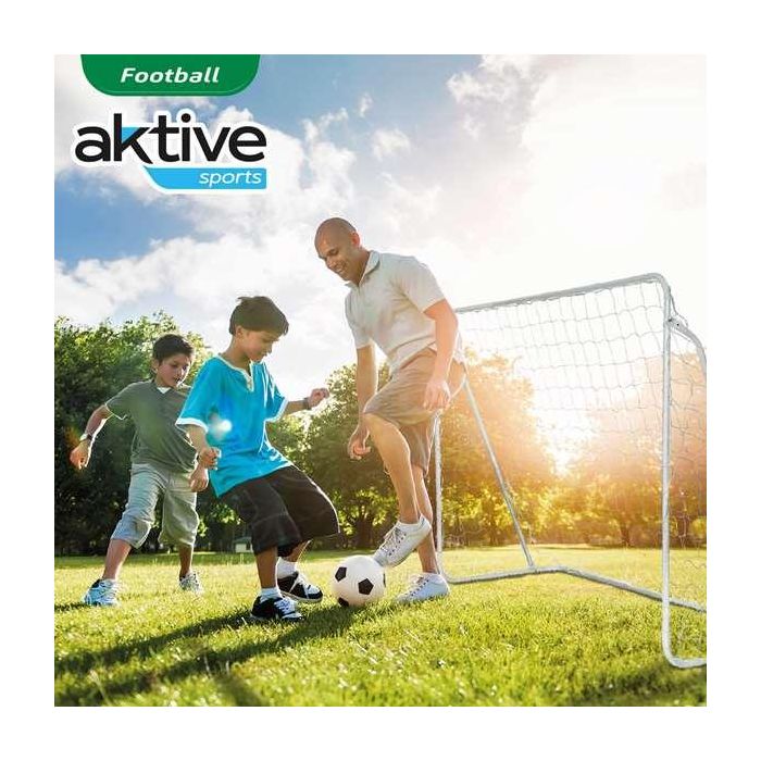 Portería de futbol de metal aktive con lona de entrenamiento 182x91x122cm 6 Portería de futbol de metal aktive con lona de entrenamiento 182x91x122cm 6