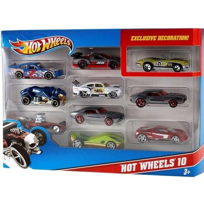 Coche hot wheels pack 10 uds - modelos surtidos