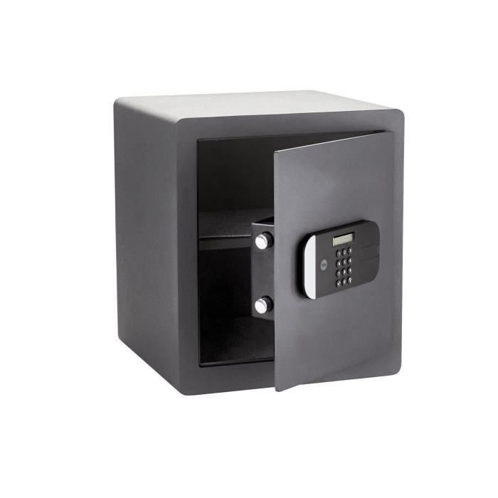 YALE Caja fuerte alta seguridad blindada acero con cerradura electrónica, certificación SKG, 35.5 L, H.40 x W.35 x D.34 cm 3