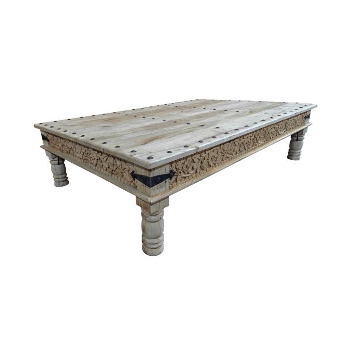 Mesa Centro Item Home DKD Home Decor Natural 120 x 45 x 180 cm 0 Mesa Centro Item Home DKD Home Decor Natural 120 x 45 x 180 cm 0