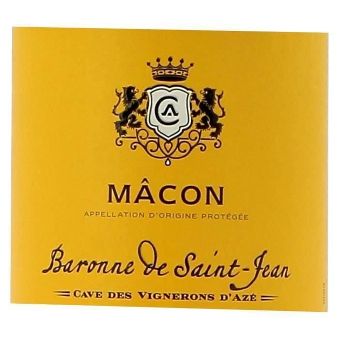 Baronne de Saint-Jean Azé 2022 Mâcon - Vino tinto de Borgoña 1