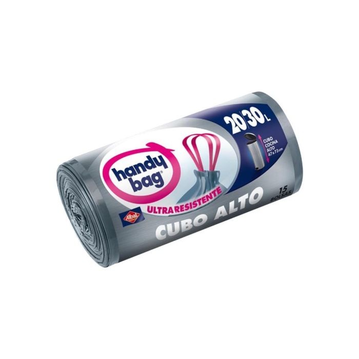 Bolsa de basura albal handy cubo alto 15 unid. 20/30l 47x73cm Bolsa de basura albal handy cubo alto 15 unid. 20/30l 47x73cm