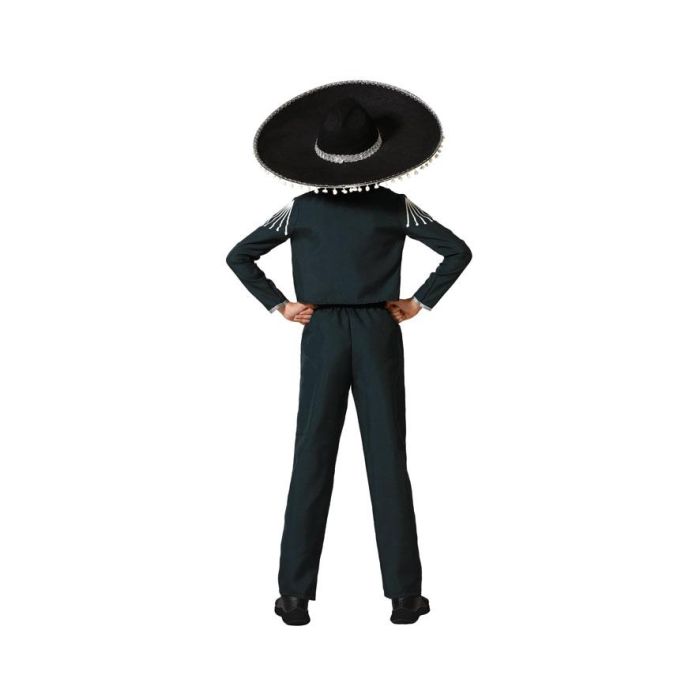 Disfraz Mariachi Traje Negro Niño Infantil 10-12 Años 2