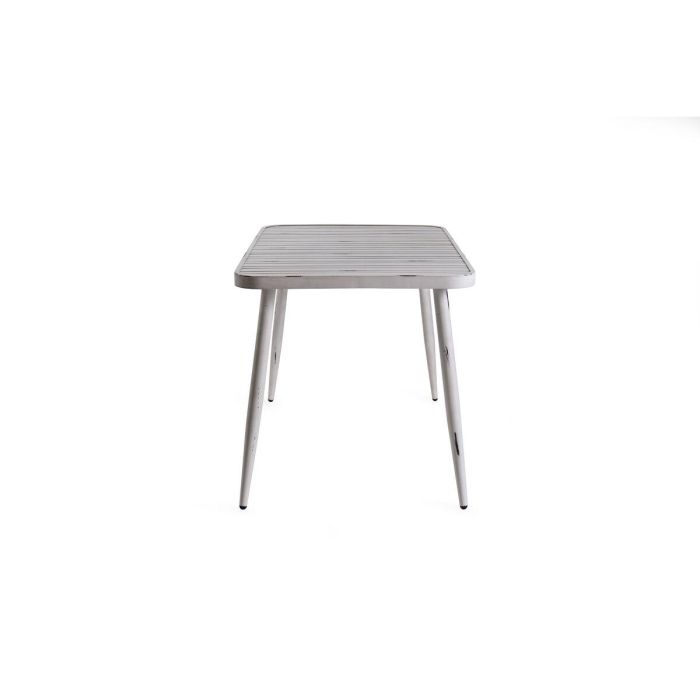 Mesa Comedor Terraza Y Jardin DKD Home Decor Blanco Rozado 75 x 75 x 120 cm 1