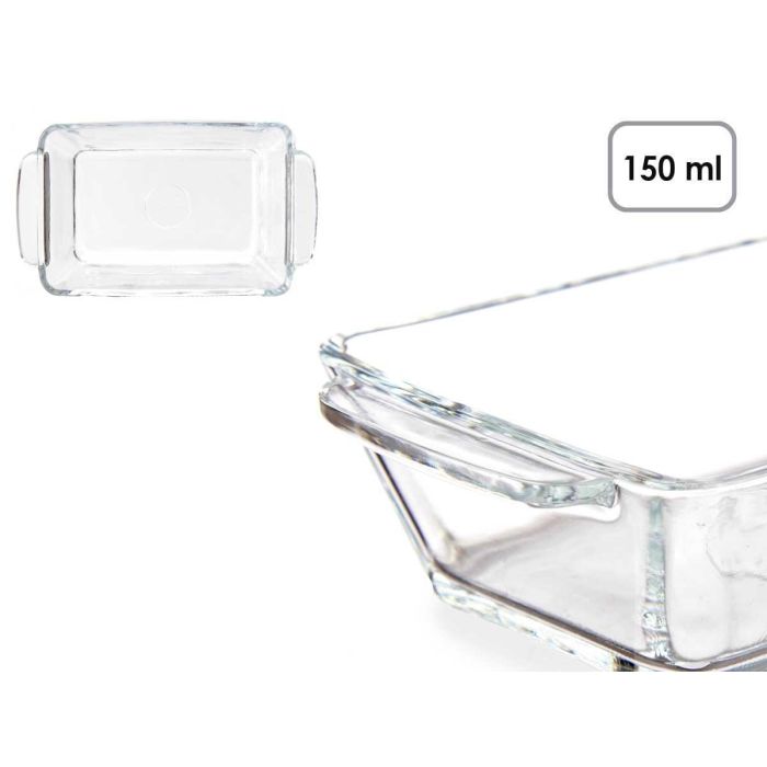 Cazuela Vidrio Aperitivo Rectangular C Asas 150Ml Vivalto 13X3CM (36 Unidades) 3 Cazuela Vidrio Aperitivo Rectangular C Asas 150Ml Vivalto 13X3CM (36 Unidades) 3