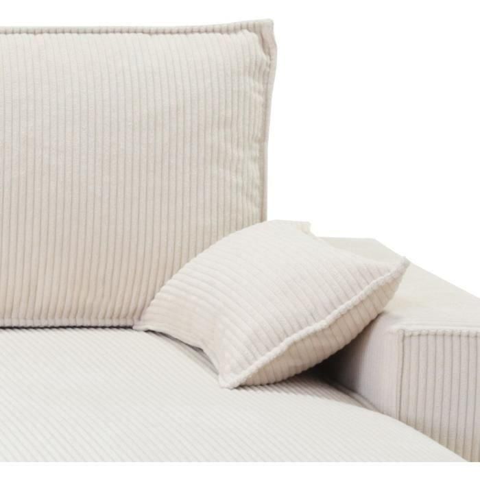 Sofá esquinero convertible reversible MARLON - Chaise longue con arcón - Pana L 240 x P 143 x H 85 cm 4 Sofá esquinero convertible reversible MARLON - Chaise longue con arcón - Pana L 240 x P 143 x H 85 cm 4