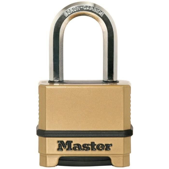 Candado de alta seguridad - MASTER LOCK - M175EURDLF - Combinación - Zinc - Arco en L - Exterior