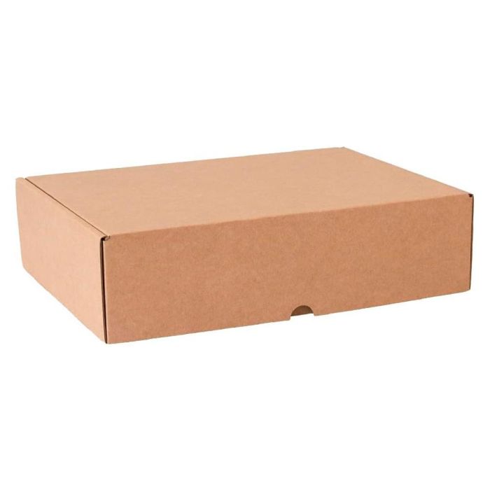 Caja Automontable Q-Connect Para E-Commerce Y Regalo Carton Reciclado Canal Simple 3 mm Kraft 330x250X100 mm 10 unidades 2